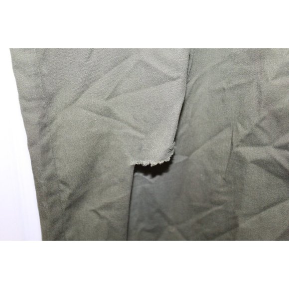 USMC US Marine Corps Olive Green OD Cotton Utility Coveralls Overalls 44 L Patch - Picture 10 of 11